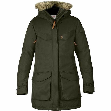 Fjallraven Women Nuuk Parka Green PH175500 Philippines